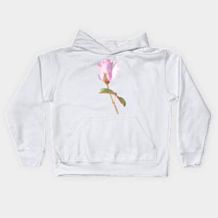 Pink Rosebud Kids Hoodie